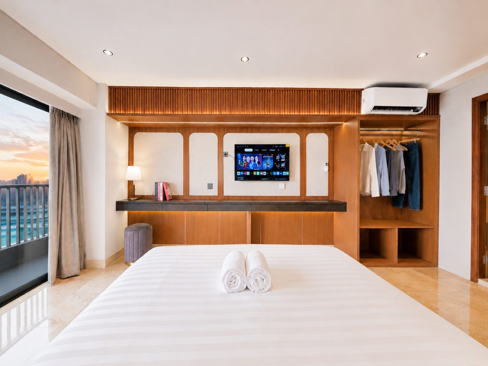 A Sovana residence, a bedroom